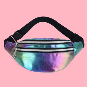 sac banane holographique