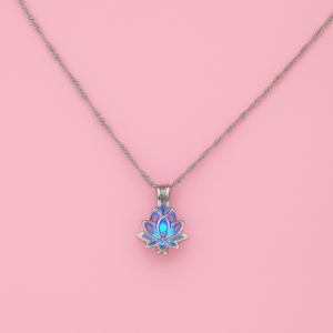 collier lumineux lotus