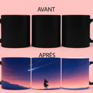 tasse de couleur changeante