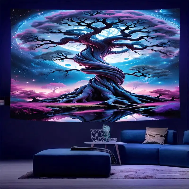 tapisserie murale uv cosmique