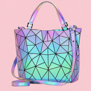 sac holographique à bandouilère