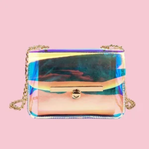 petit sac élégant holographique