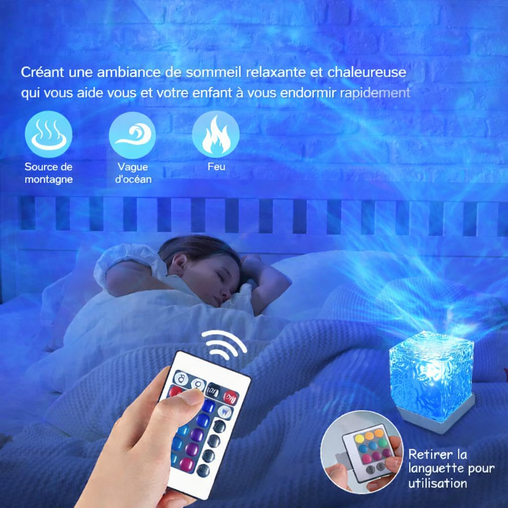 projection de la lumière douce